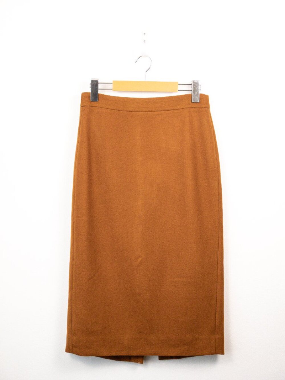 J.Crew No. 3 Pencil Skirt 100% Wool Camel Tan Brown Size 4